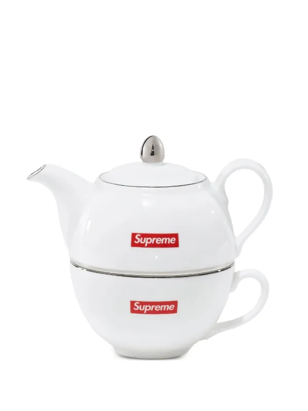 Supreme tセット Supreme ロゴ ティーセット | ホワイト | FARFETCH JP