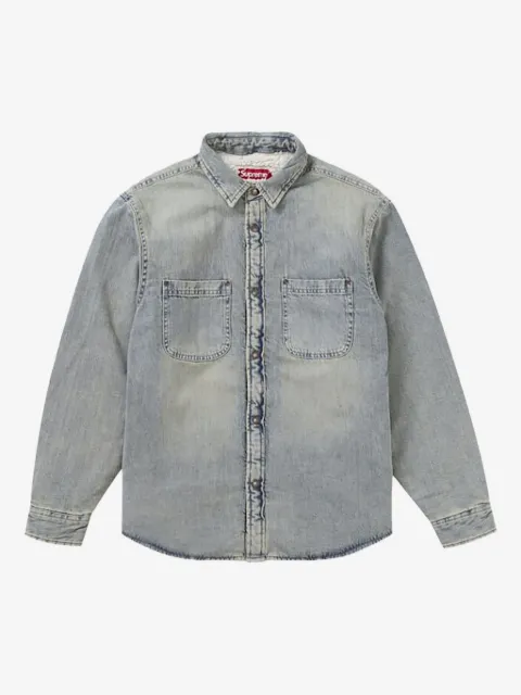 Supreme snap-fastening shirt