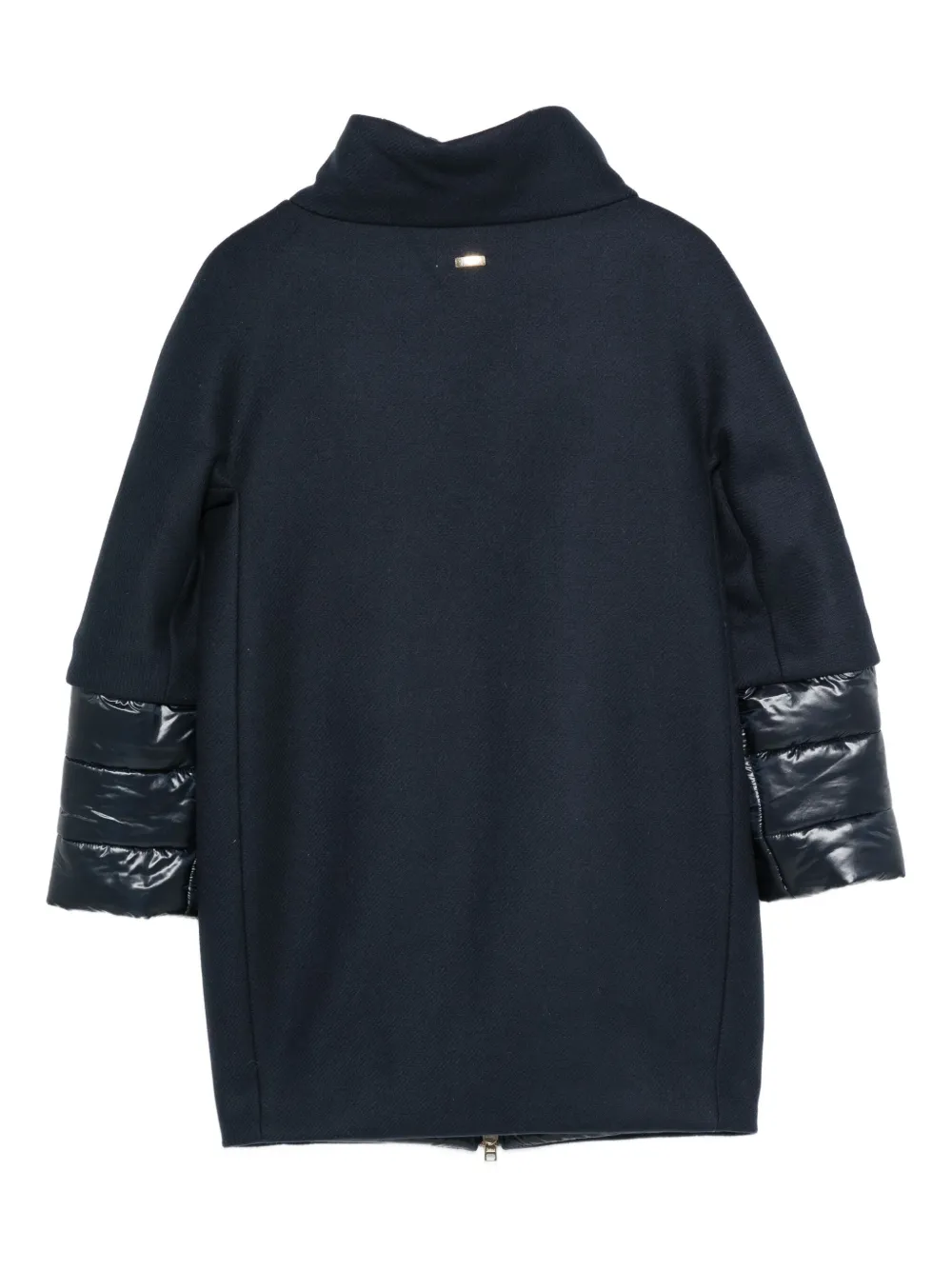 Herno Padded Long-sleeved Coat In Blue
