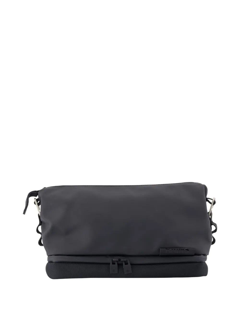 Rains zip-detail wash bag - Nero