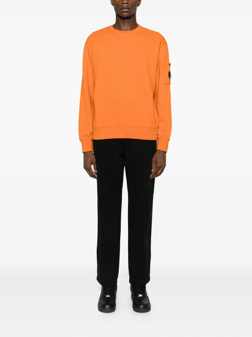 C.P. Company Lens-detail sweatshirt - Oranje