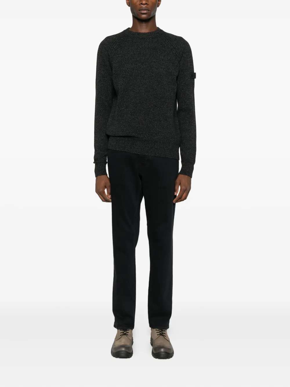 Peuterey crew-neck sweater - Zwart