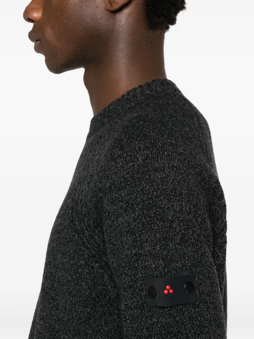 Peuterey Crew-neck Sweater In Black