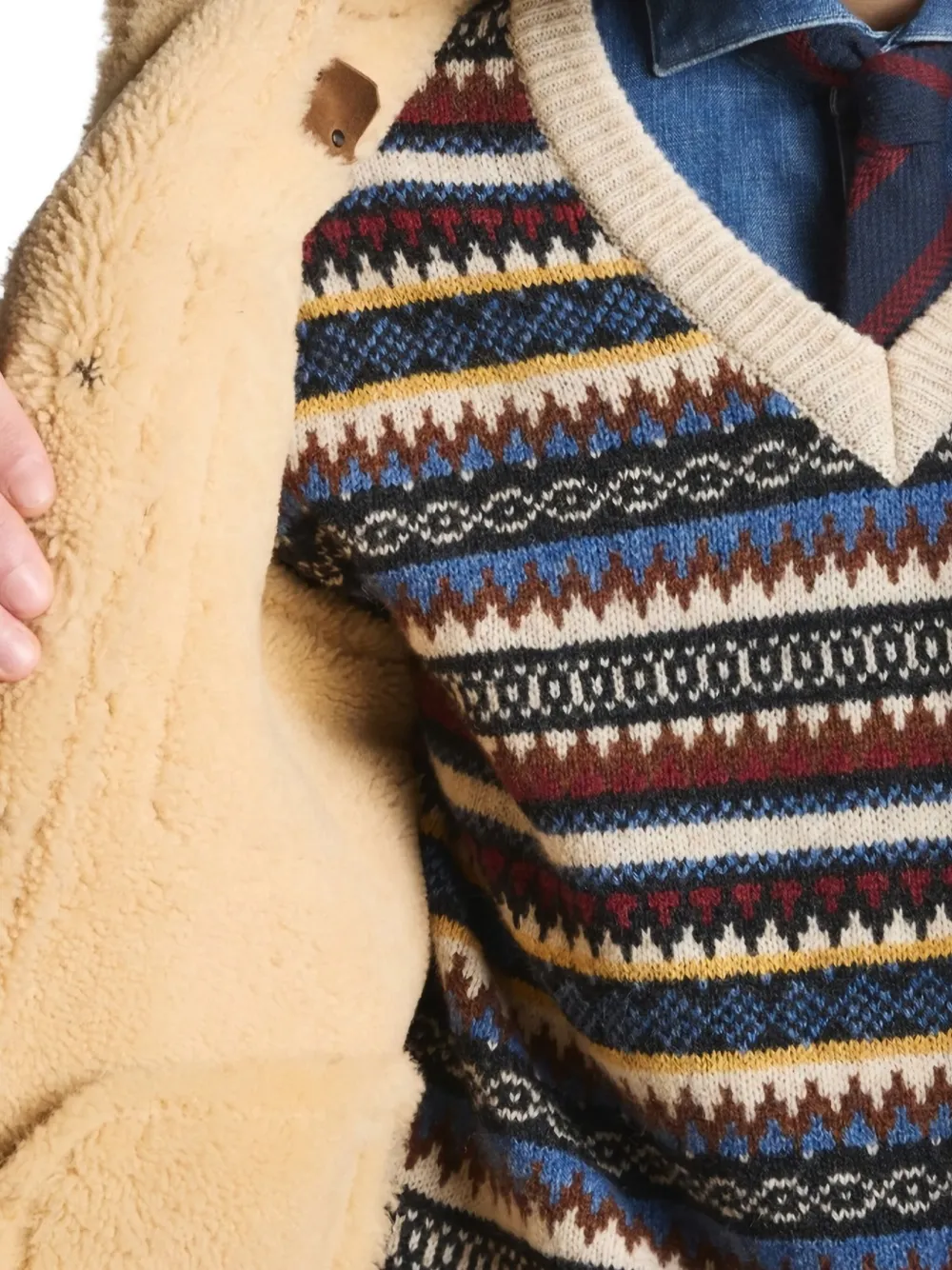 Fay Field suède jack Bruin