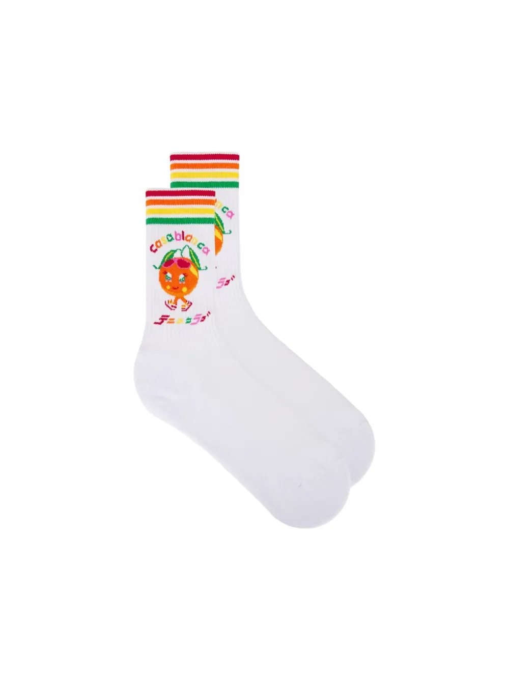 Casablanca Sports Socks In White