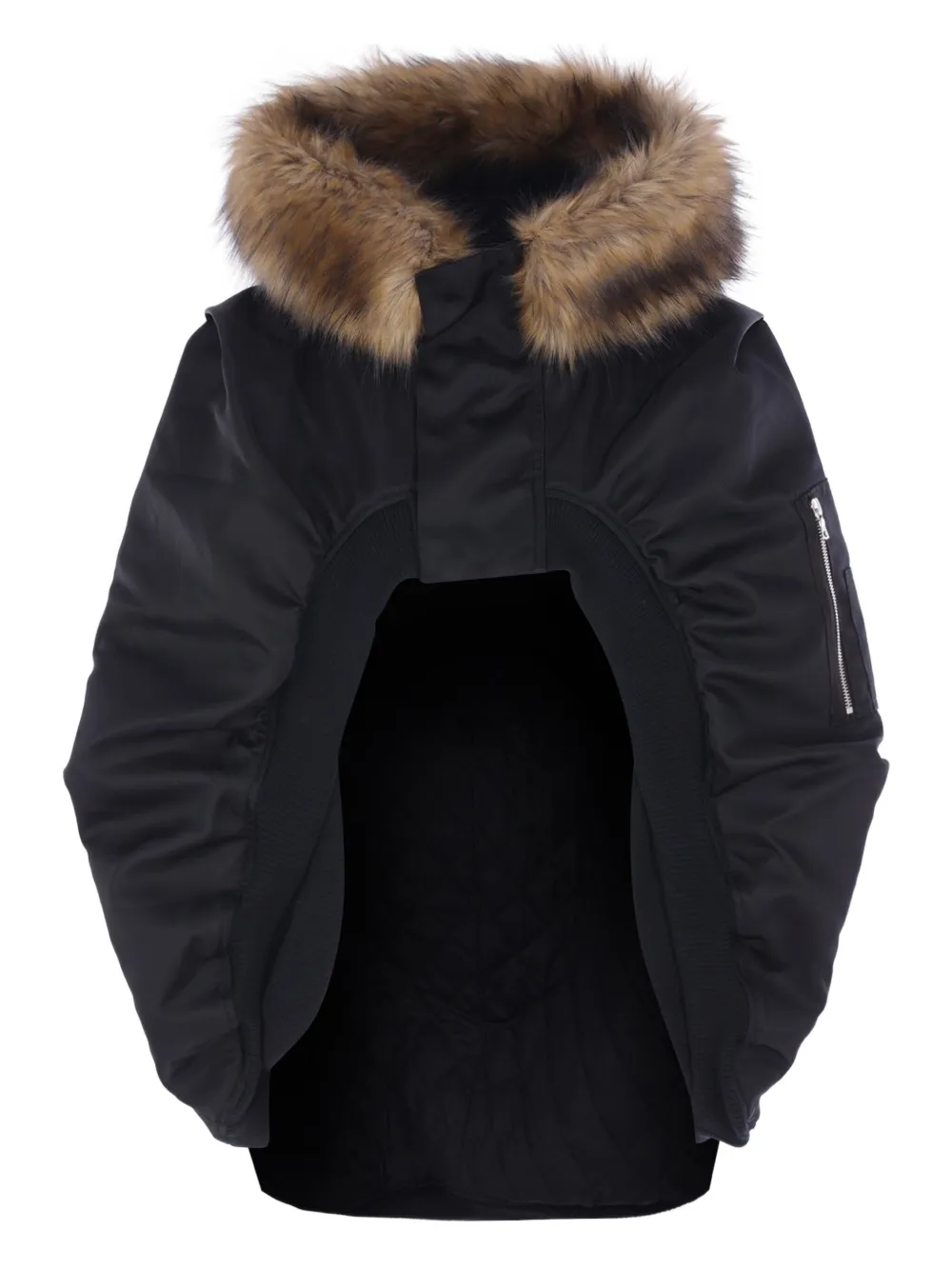 Petra Fargerstrom Faux Fur Coat In Black