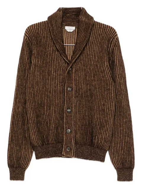 Jacob Cohën striped shawl-collar cardigan