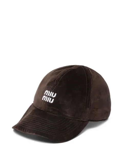 Miu Miu velvet cap