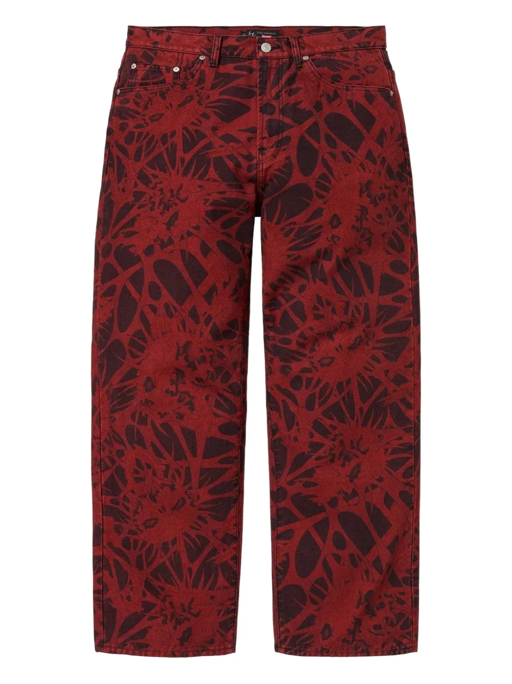 Supreme five-pocket jeans | Red | Image 1
