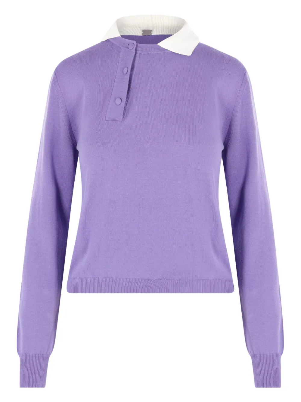 August Barron playera tipo polo con botones | morado | Image 1
