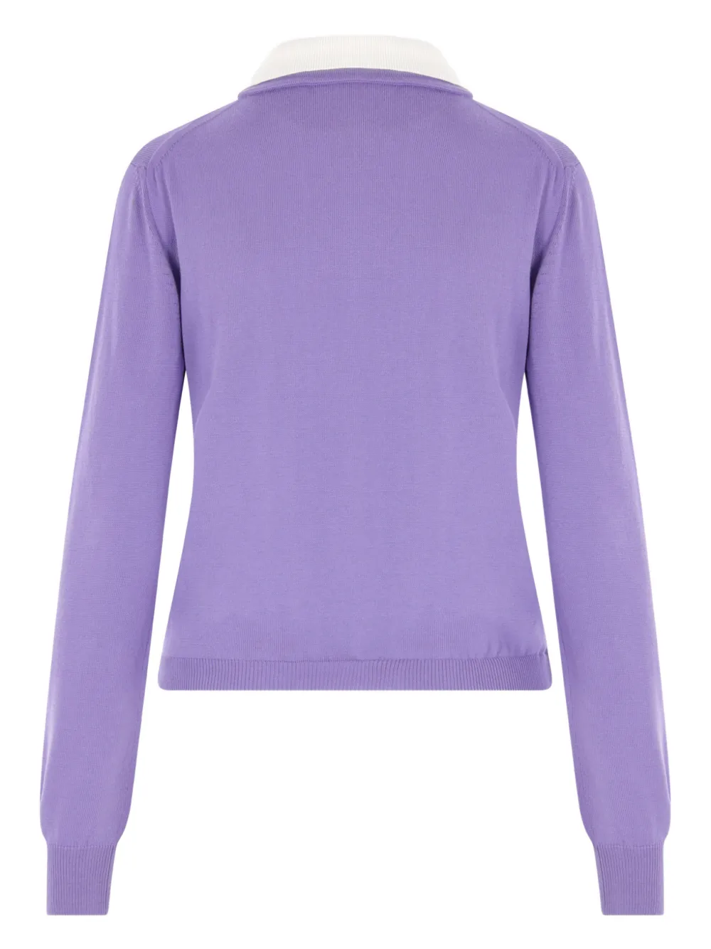 August Barron button polo shirt - Paars