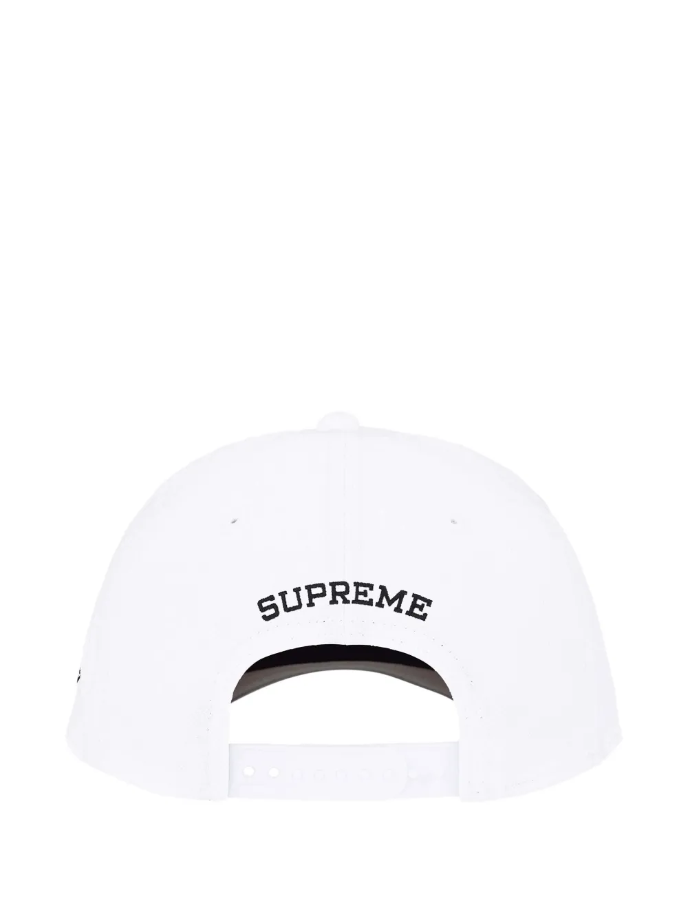 Supreme x New Era embroidery cap - Wit