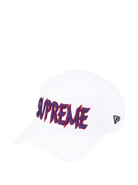 Supreme x New Era embroidery cap