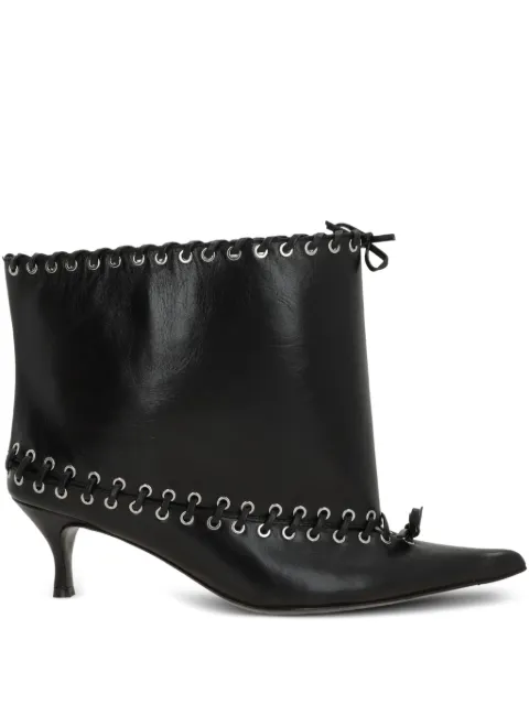 August Barron 60mm eyelet-straps ankle boots