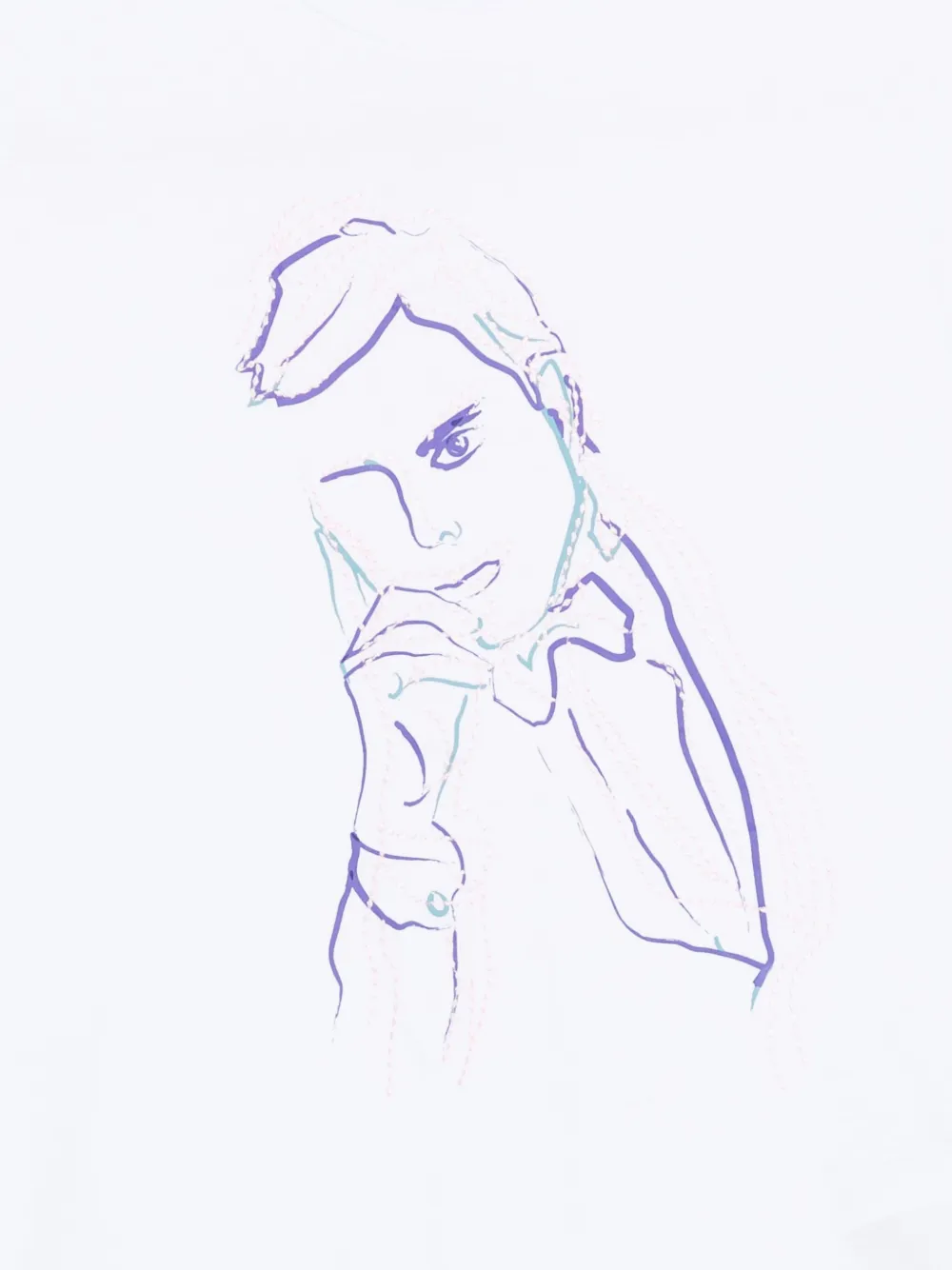 Emporio Armani T-shirt met grafische print Wit