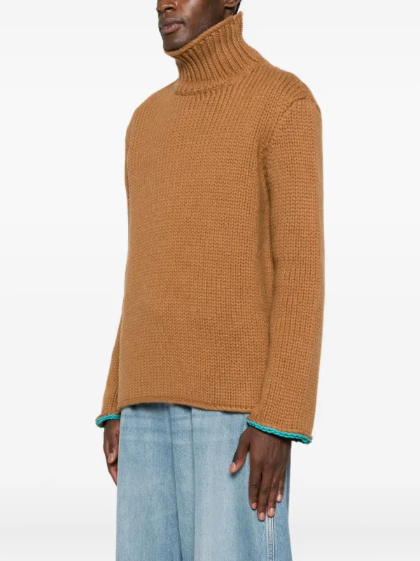 LOEWE タートルネック セーター | ブラウン | FARFETCH JP