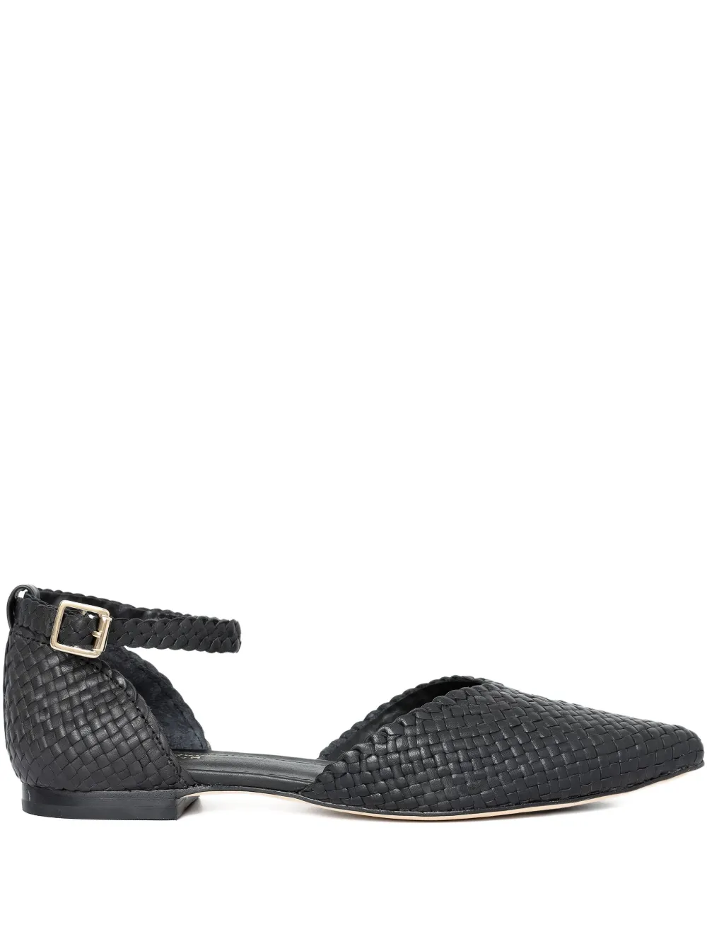 Sarah Chofakian Matcha pumps met enkelbandje Zwart