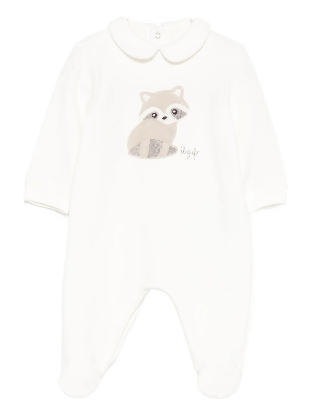 Il Gufo Racoon pajama | White | Image 1