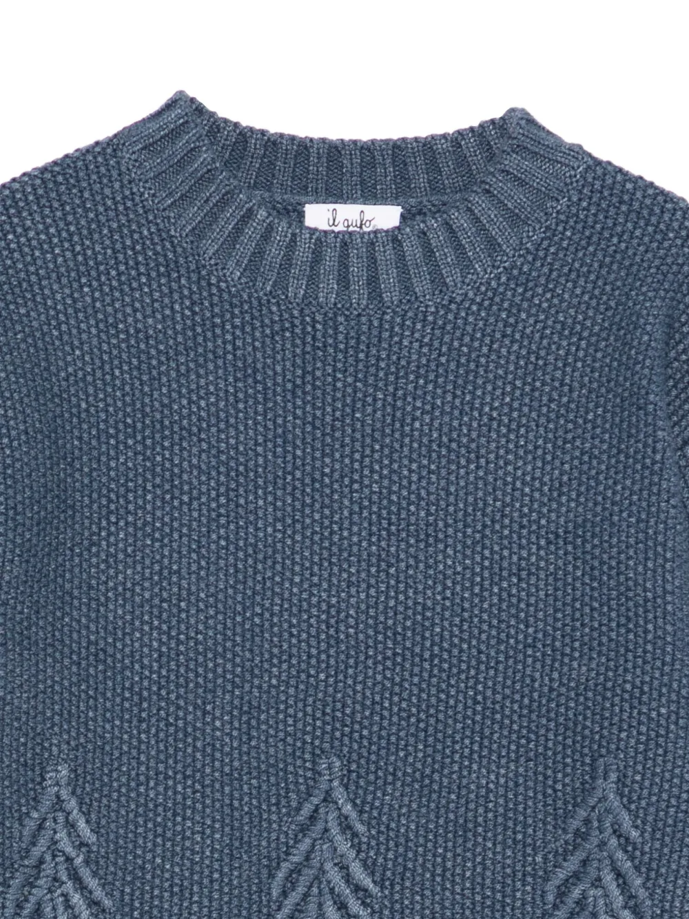 Il Gufo Trui met wolblend Blauw