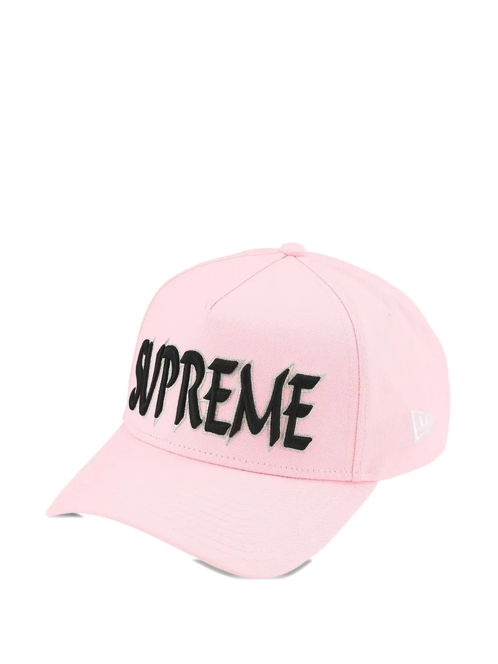 Supreme Logo-embroidered Cap In Pink