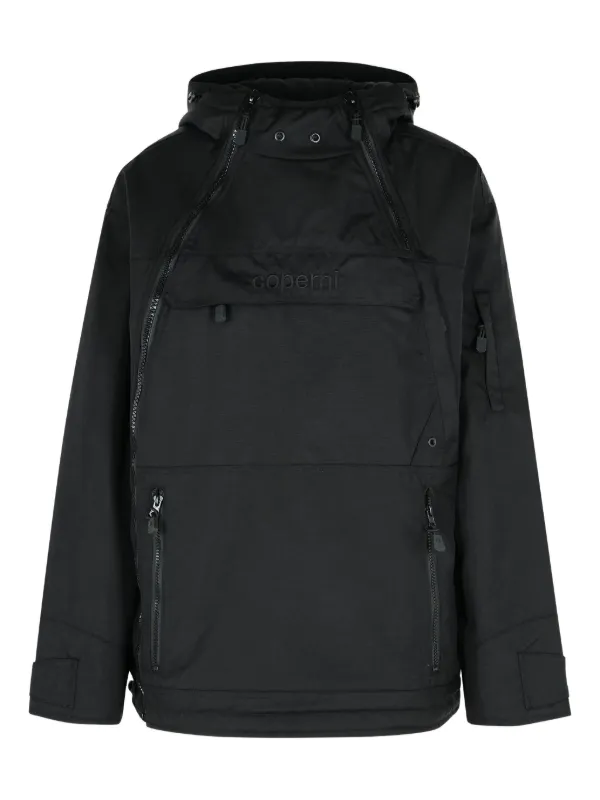 Coperni Asymmetric Parka in Black