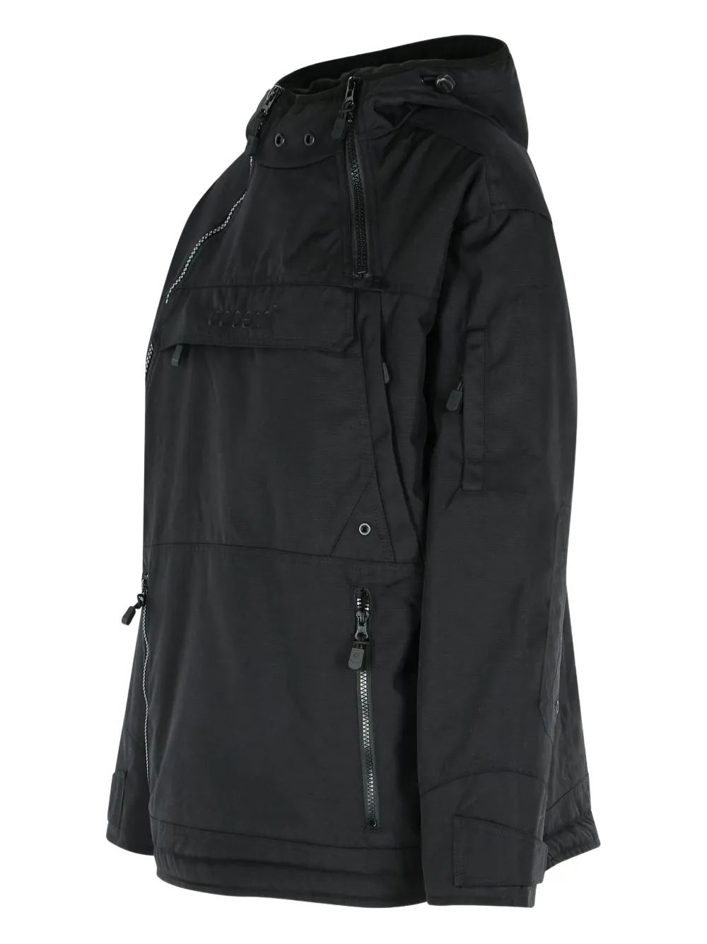 Coperni Asymmetrisch jack met rits Zwart