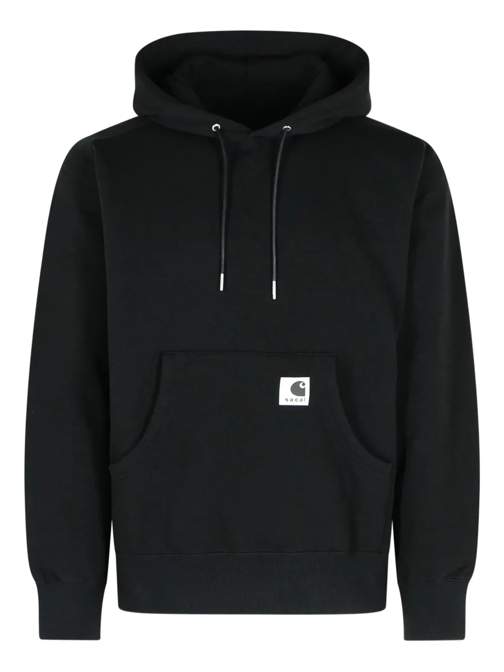sacai hoodie con cordones | negro | Image 1