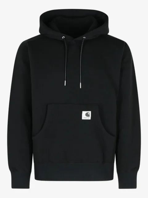 sacai drawstring hoodie