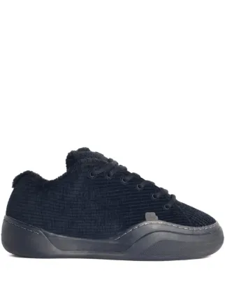 ERL コーデュロイ ヴァンプス スニーカー Vamps ブラック ￼28cm ERL Corduroy Pirate Vamp Sneakers | Black | FARFETCH
