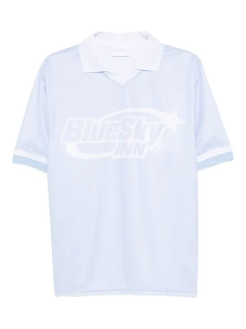 BLUE SKY INN logo-print soccer T-shirt