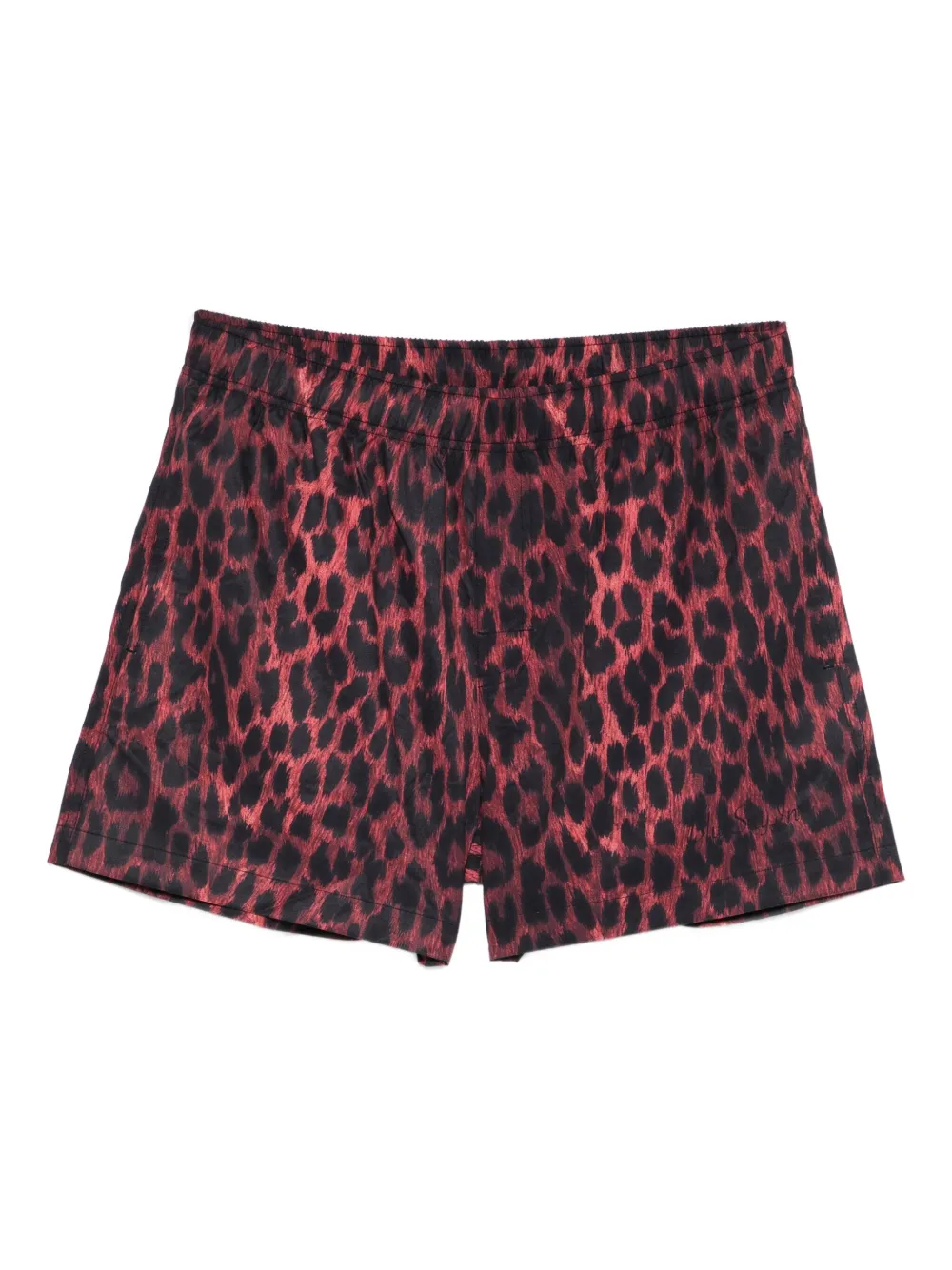 BLUE SKY INN shorts de playa con estampado de leopardo | rosado | Image 1