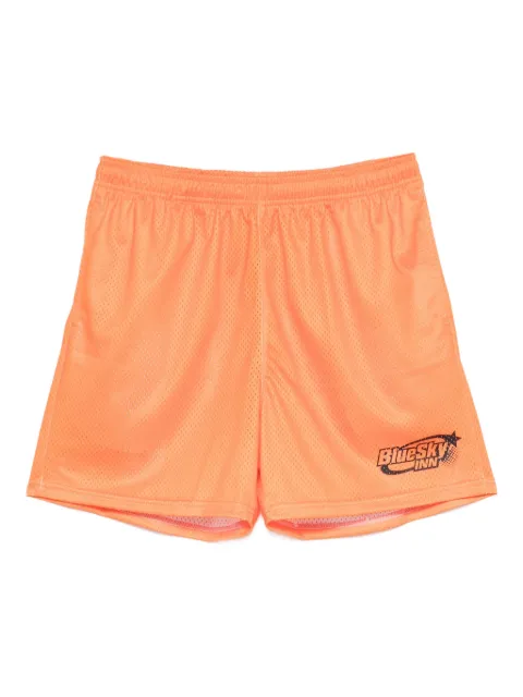 BLUE SKY INN logo-print soccer shorts