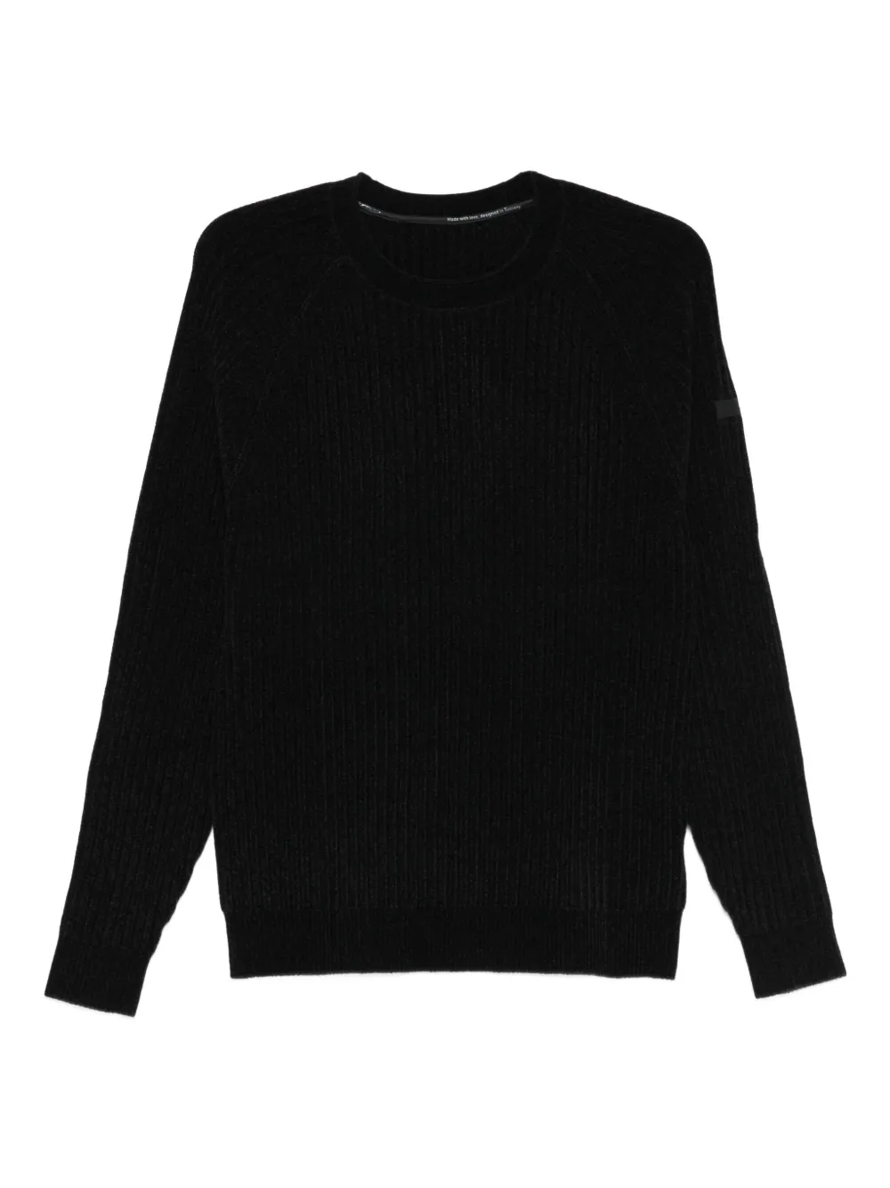 RRD suéter tejido de canalé | negro | Image 1