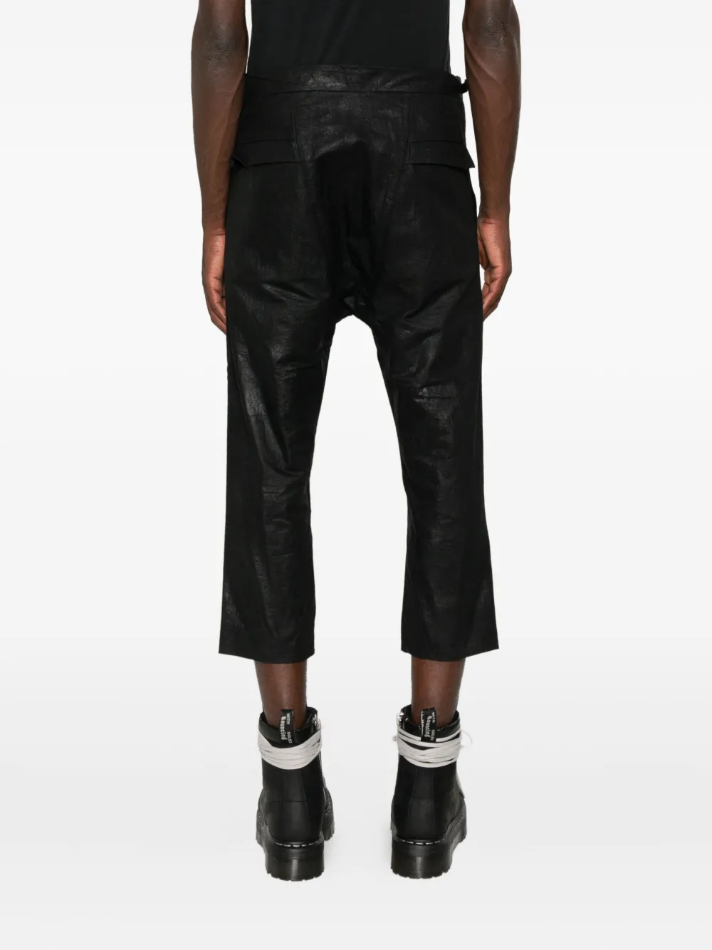 Deepti Panelled Pants In Black