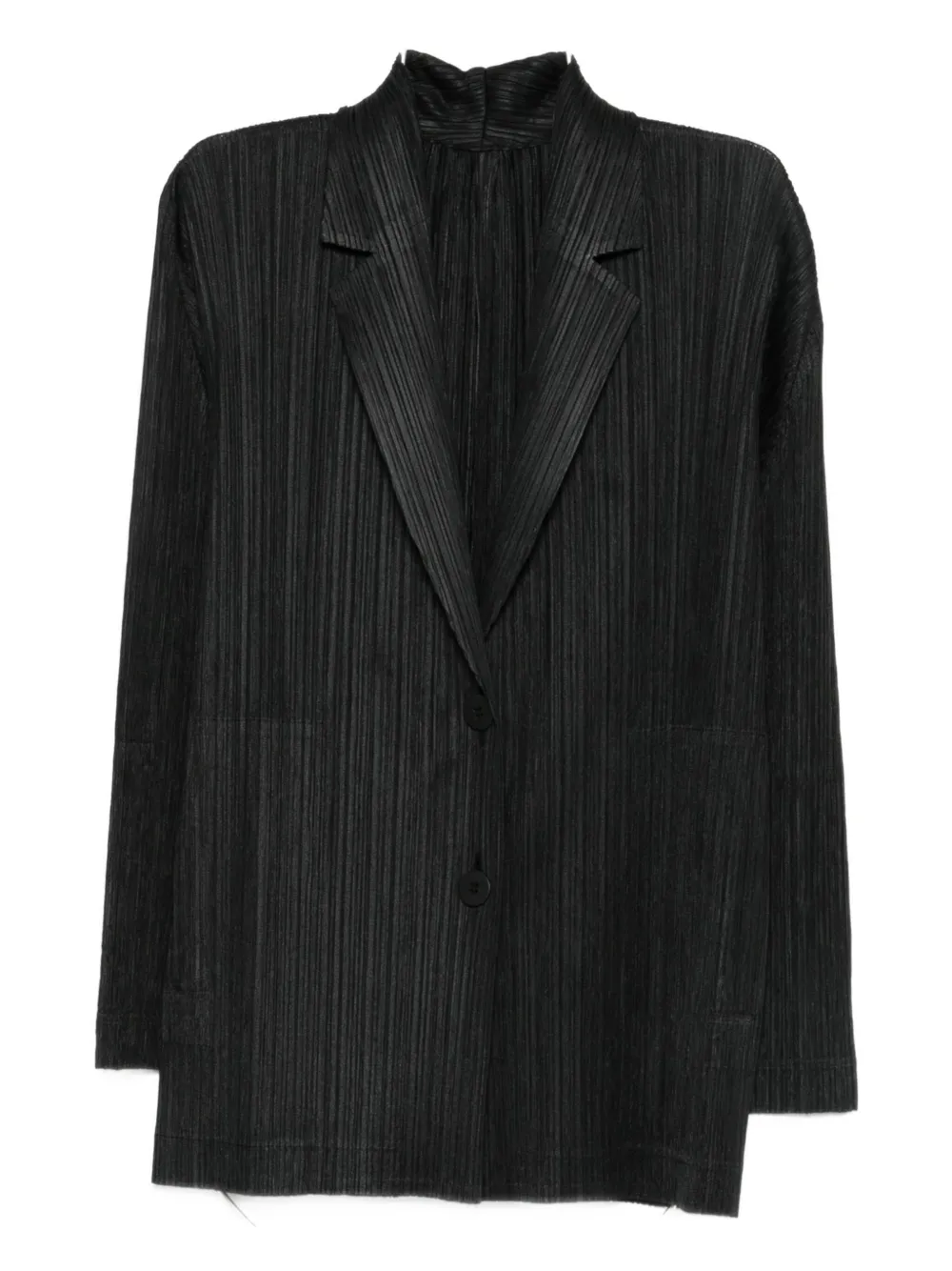 Pleats Please Issey Miyake pleated blazer | Black | Image 1