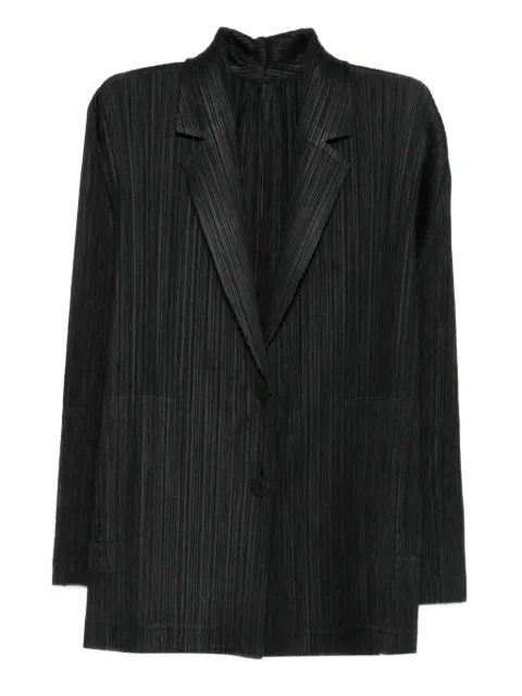Pleats Please Issey Miyake blazer con pliegues