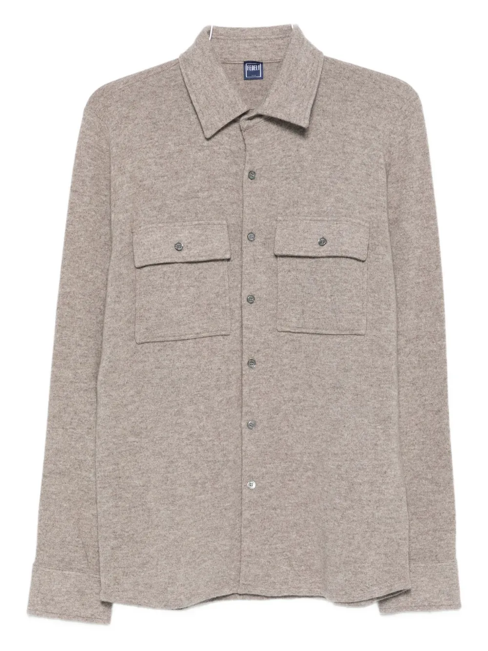 Fedeli cashmere shirt jacket | Neutrals | Image 1