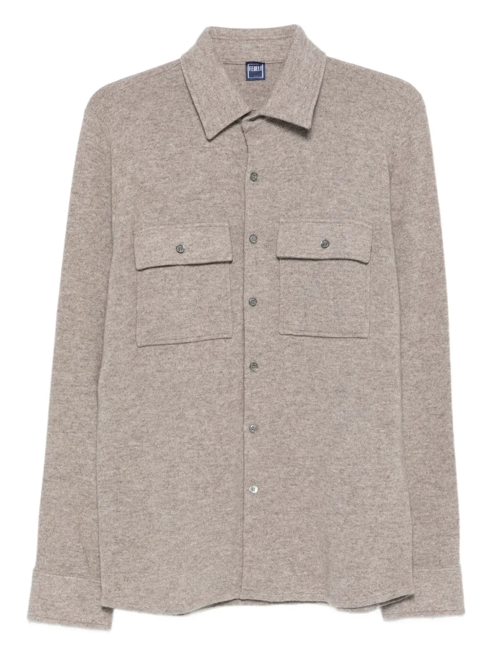 Fedeli Hemdjacke aus Kaschmir | Nude | Image 1