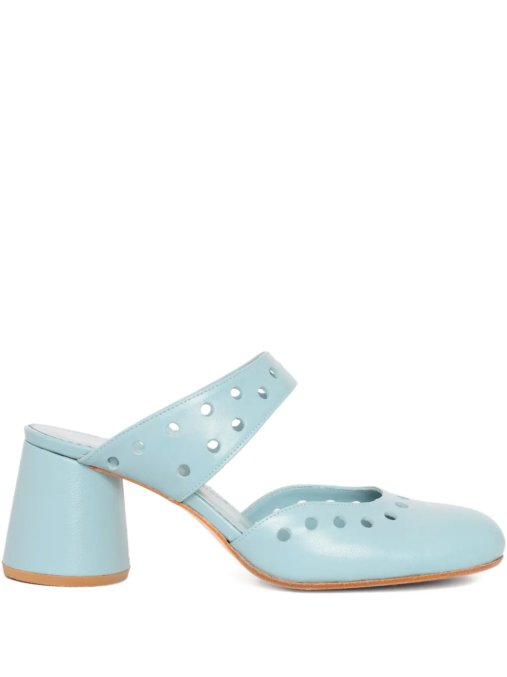 Sarah Chofakian Genoise mules Blauw