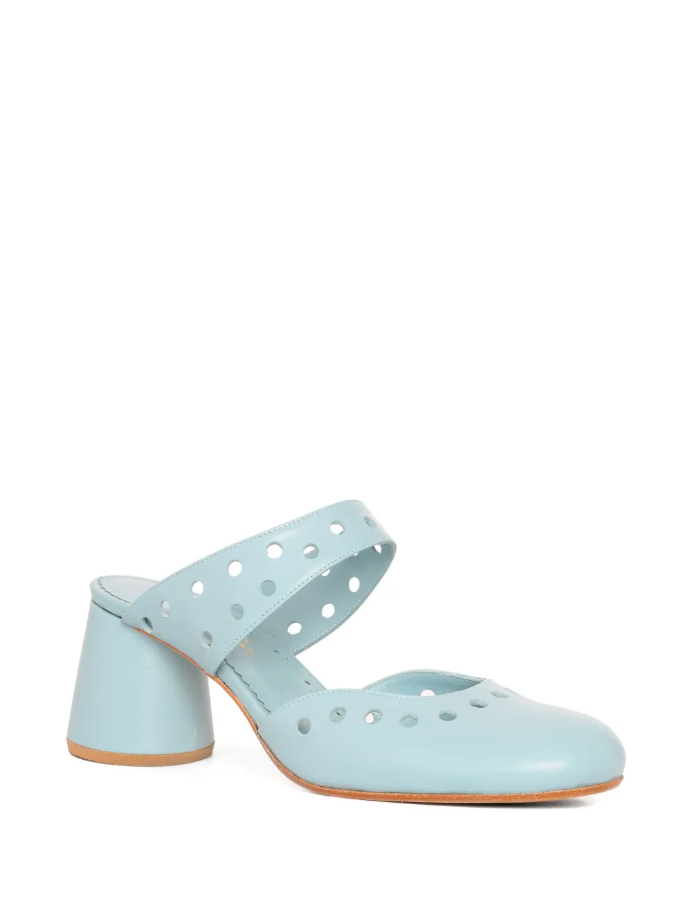 Sarah Chofakian Genoise mules Blauw