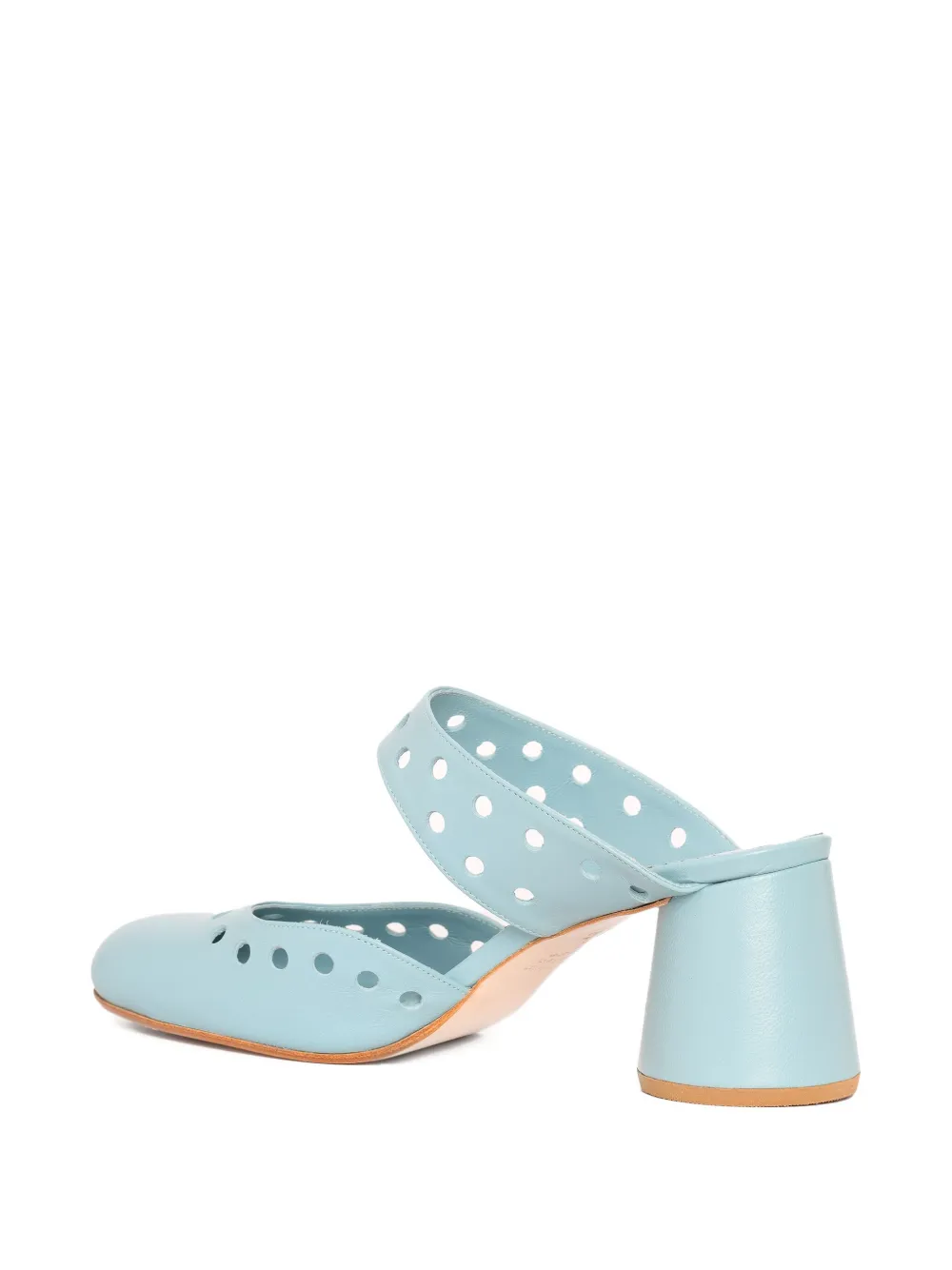 Sarah Chofakian Genoise mules Blauw