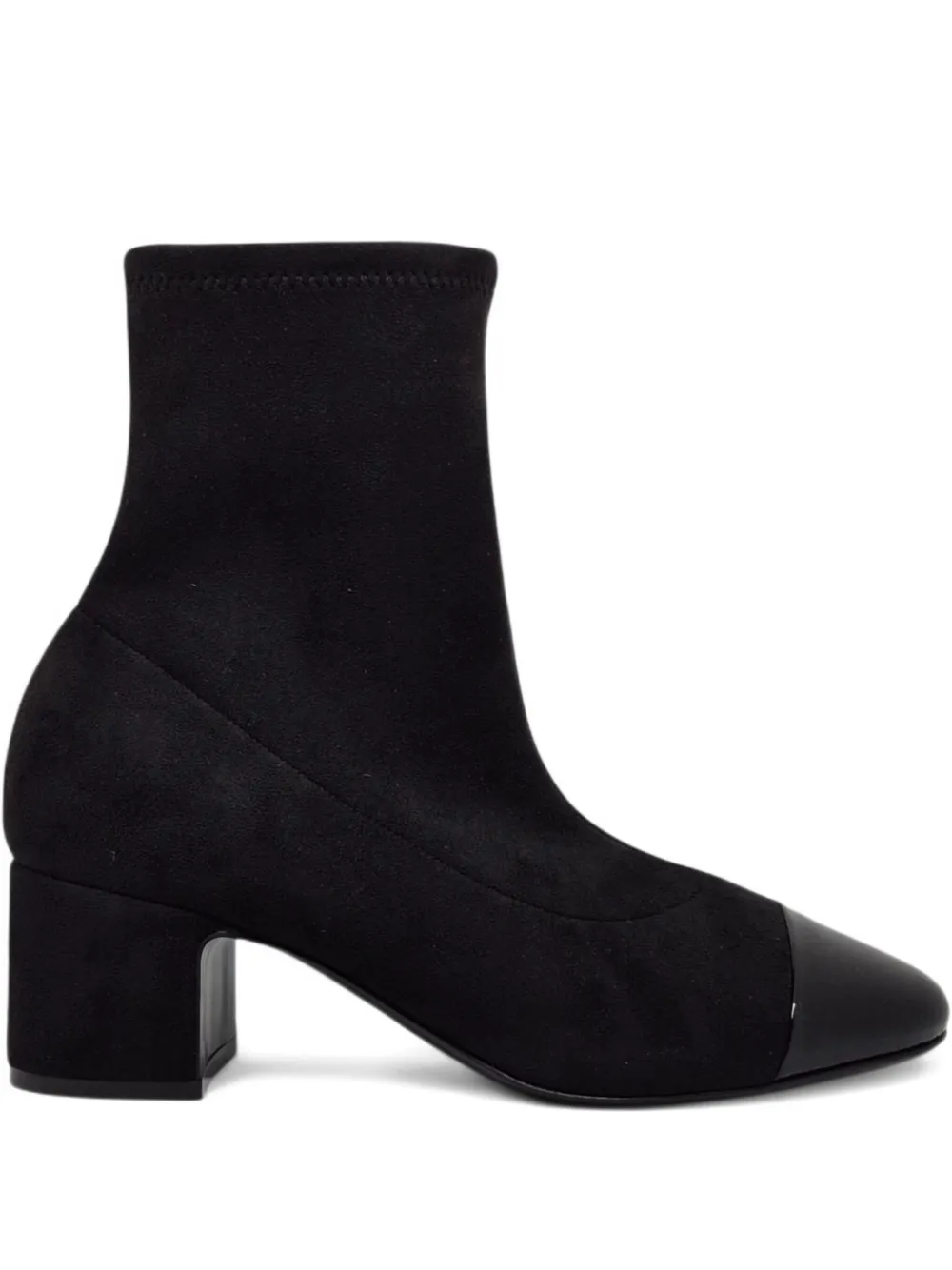 Casadei Cap-toe Block-heel Pumps In Black