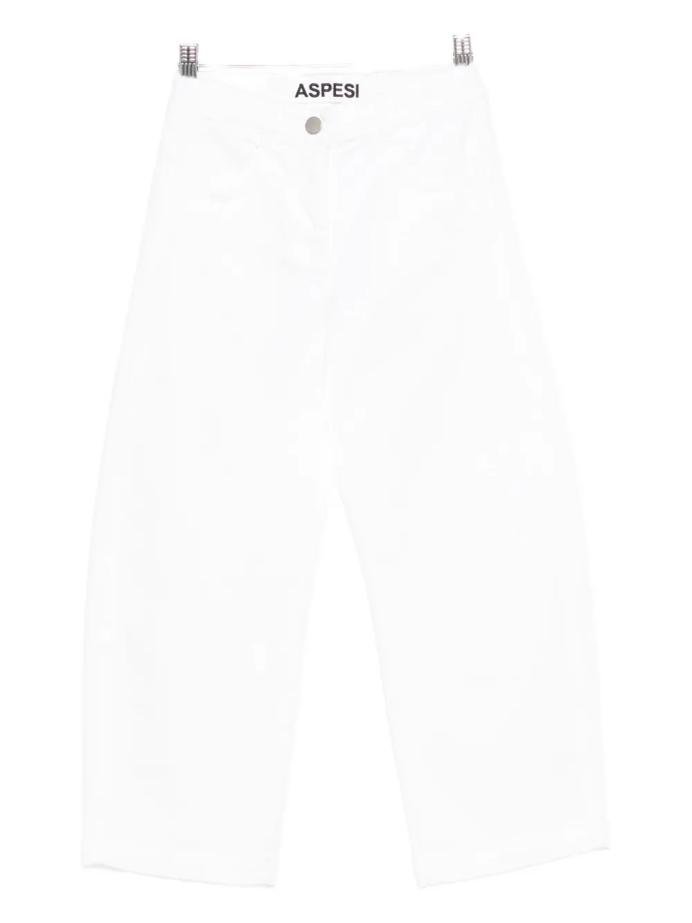 Aspesi Wide-leg Trousers In White