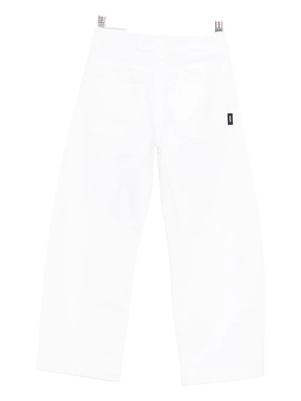 Aspesi Wide-leg Trousers In White