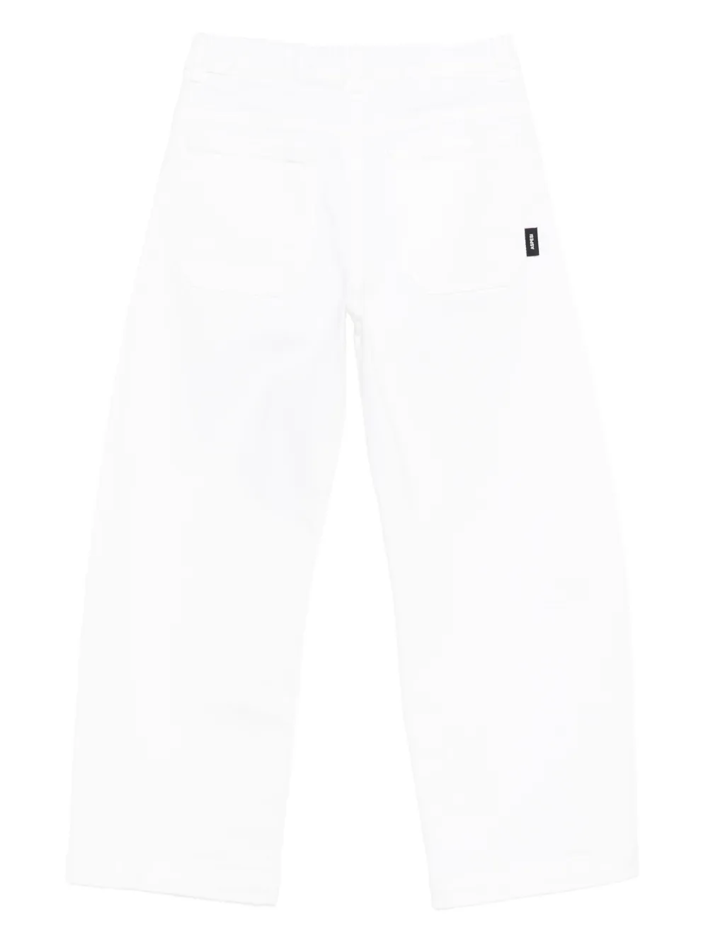 Aspesi Kids Broek met wijde pijpen Wit