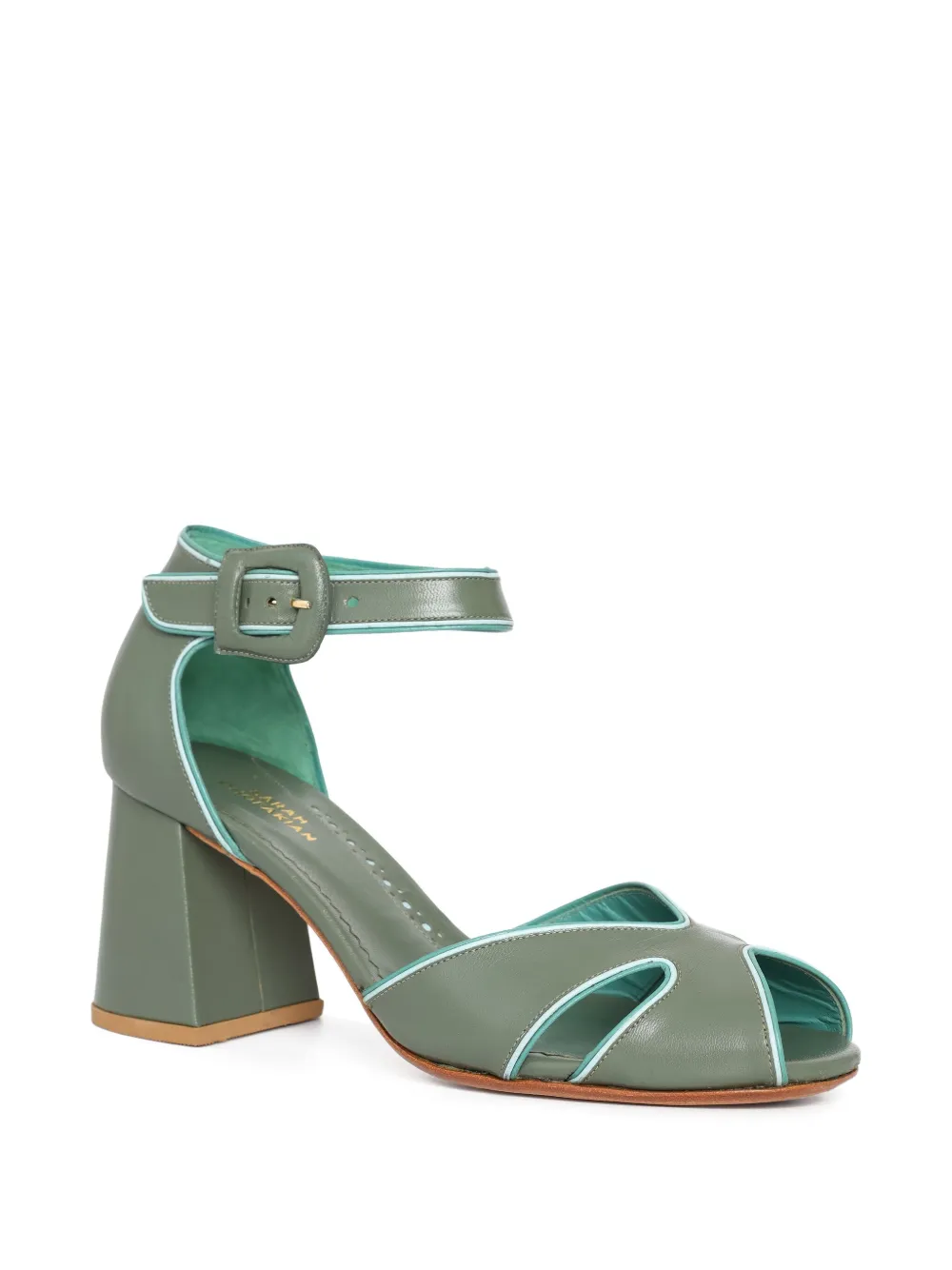 Sarah Chofakian Paris-brest Sandals In Green
