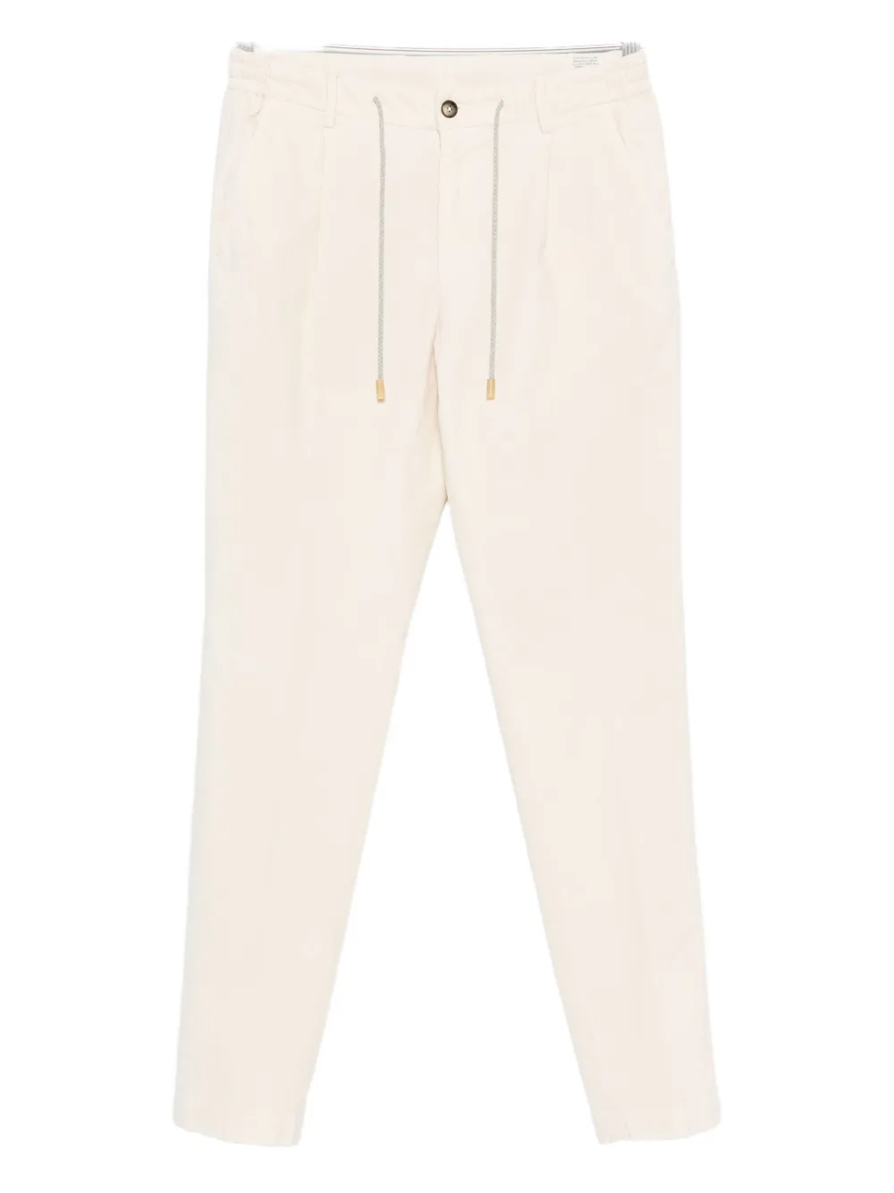 L.B.M. 1911 drawstring-waist tapered trousers | White | Image 1
