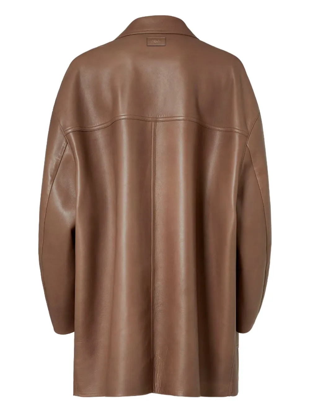 FENDI Leren jas Bruin