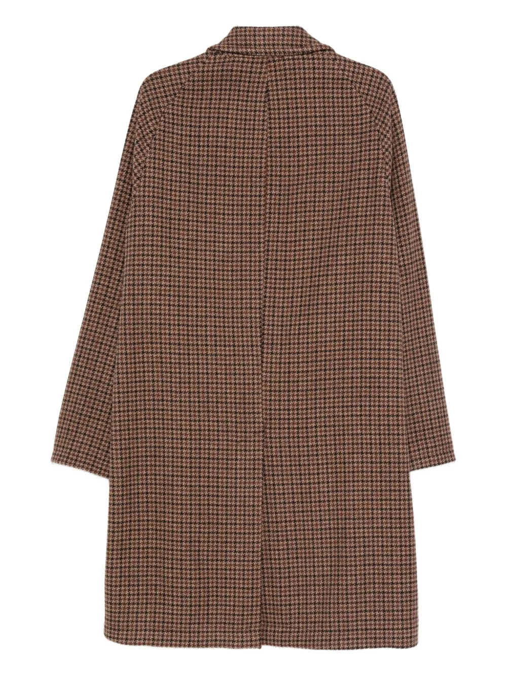 LUIGI BIANCHI MANTOVA houndstooth-pattern button coat | Single Breasted Coats | Image 2