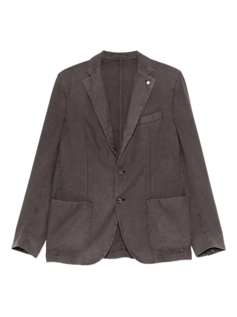 L.B.M. 1911 cashmere single-breasted blazer